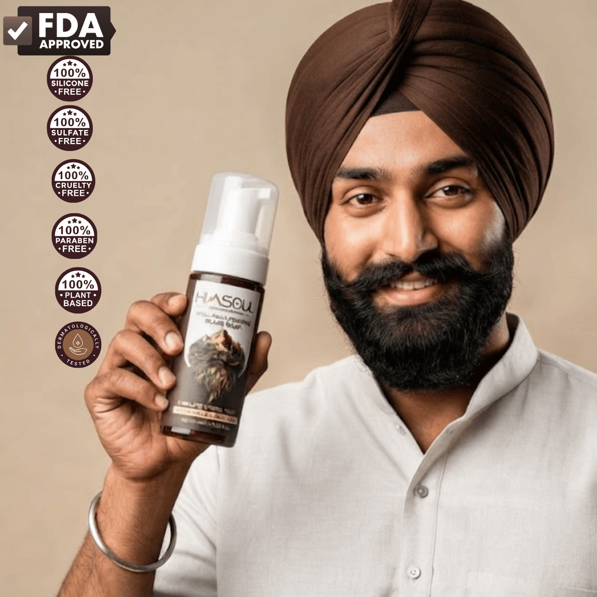 Vital-Root Foaming Beard Wash