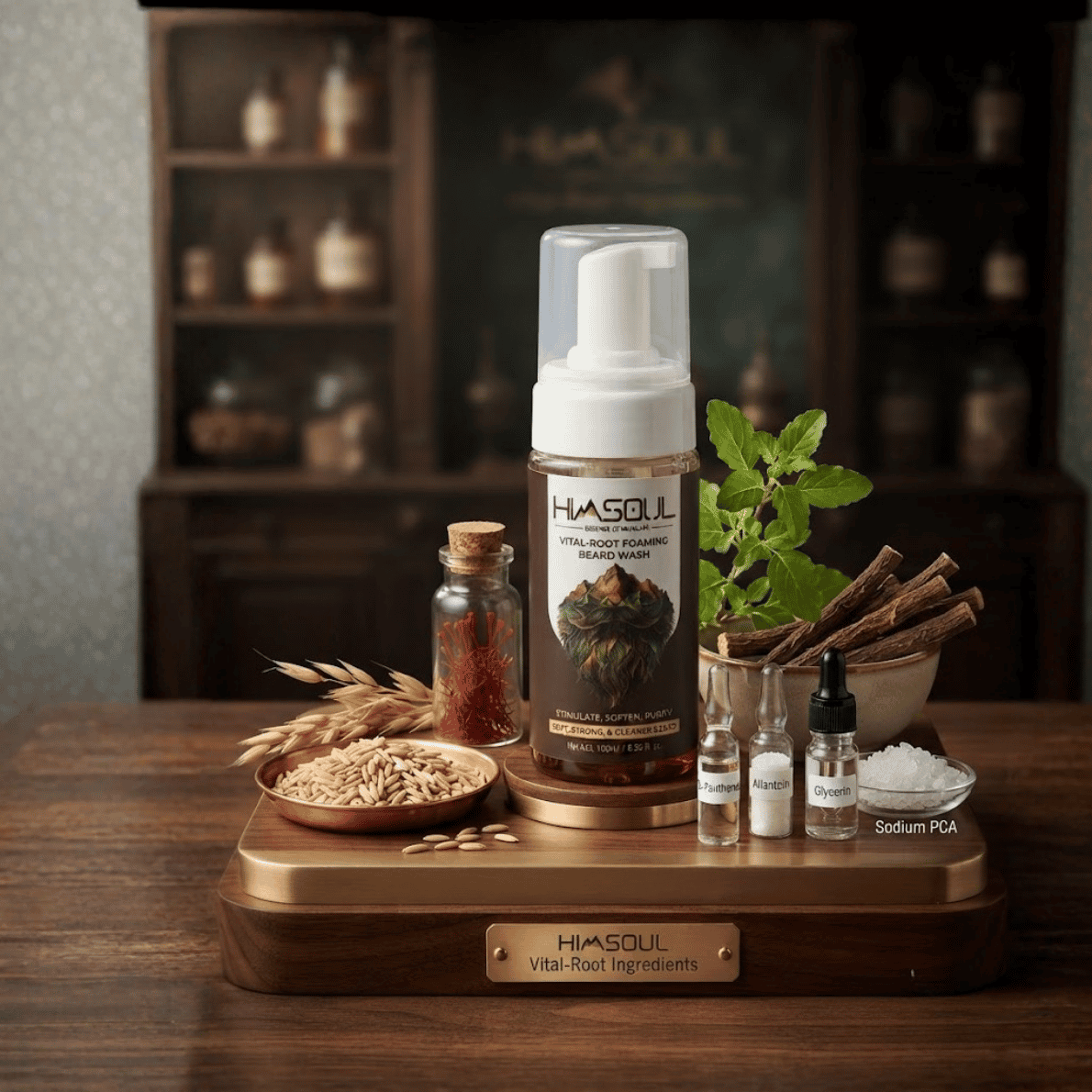 Vital-Root Foaming Beard Wash
