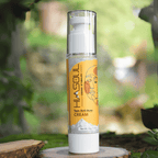Studio product shot of Himsoul Teen Anti-Acne Cream in a 50g pump bottle for daily teen skincare.