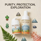 imsoul Little Explorer duo featuring toxin-free Kids Gentle Face Wash and SPF 50 Moisturizer Sunscreen for kids aged 4 and up.