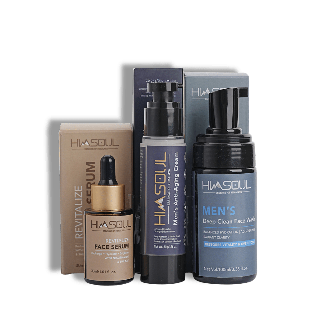 Men's Anti-Aging 3-Step Kit | Firm & Wrinkle Defense  | Himsoul