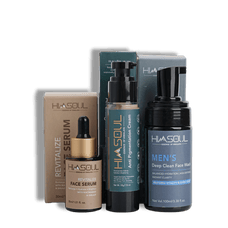 Himsoul Men’s Complete brighting Skincare Trio –  Anti-Pigmentation Cream, Deep Clean Face Wash & Revitalize Serum