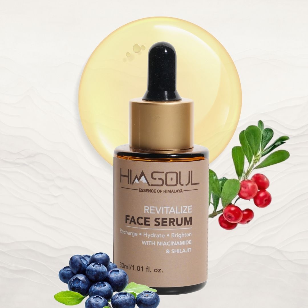 HimSoul Revitalizing Face Serum 30ml bottle for daily facial hydration.