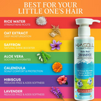 Natural Rice Water infused in Himsoul Kids Shampoo to strengthen hair shafts and improve elasticity.