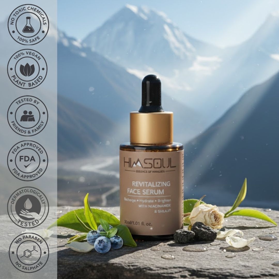 Vegan face serum dermatologist tested and FDA approved natural skincare.